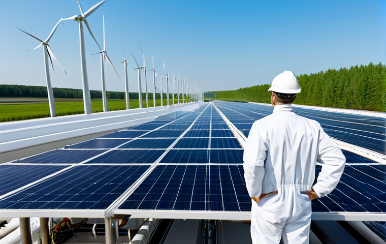 그린 수소와 수소차의 미래 - Green Hydrogen Production**

"Electrolysis process in a modern green energy facility, showing water ...