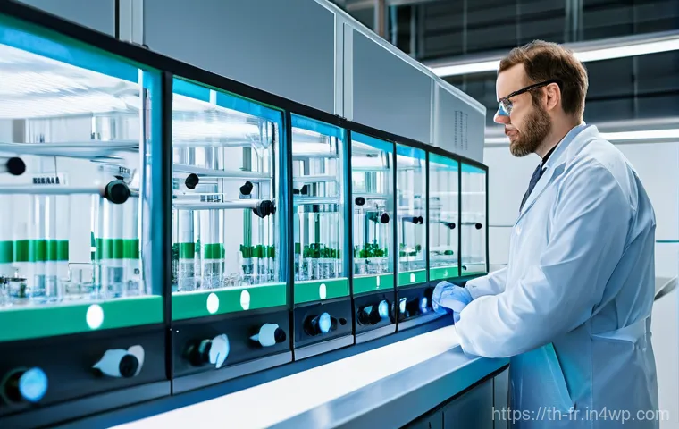 그린 수소의 배출가스 감축 효과 - **Prompt:** A state-of-the-art green hydrogen production facility. In the foreground, a professional...