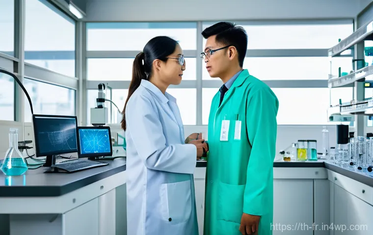 그린 수소 경제를 위한 국제 협력 방안 - **Prompt: "A diverse team of scientists, including Thai researchers, collaboratively working in a br...